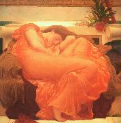 Lord Frederic Leighton Flaming June France oil painting reproduction